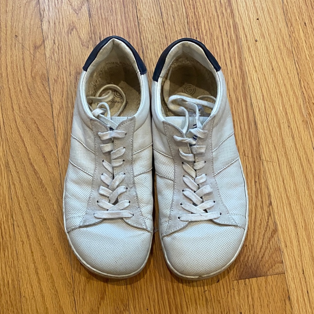 Groundies Paramount Barefoot Minimal White and Black Women's Sneakers 38